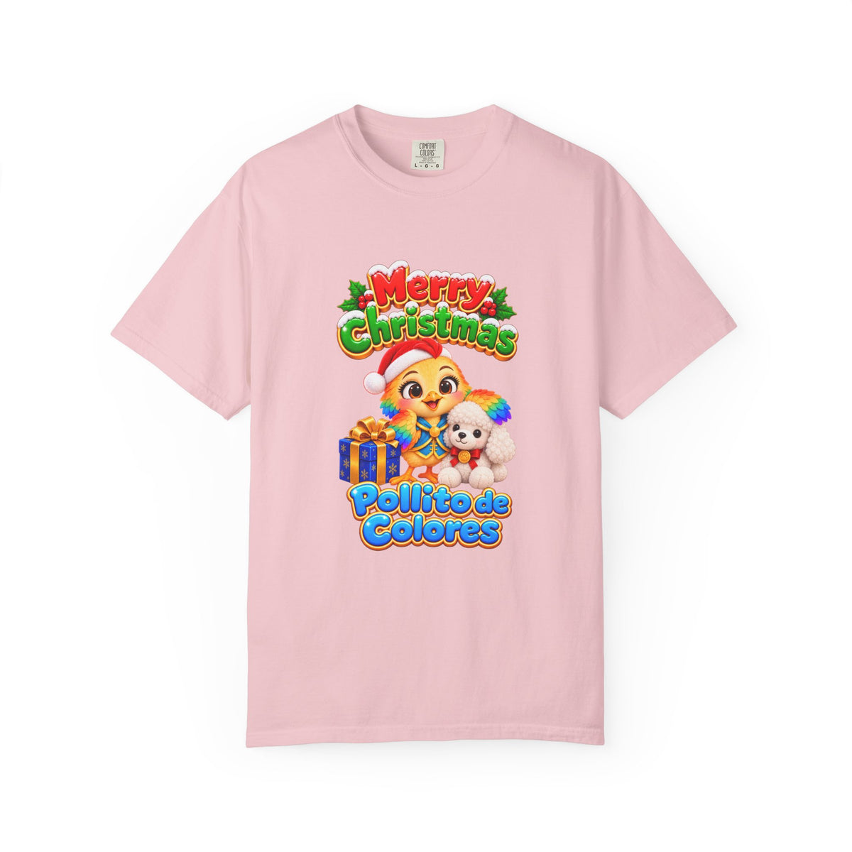 Pollito de Colores Merry Christmas Unisex T-Shirt | El Universo de Kahho