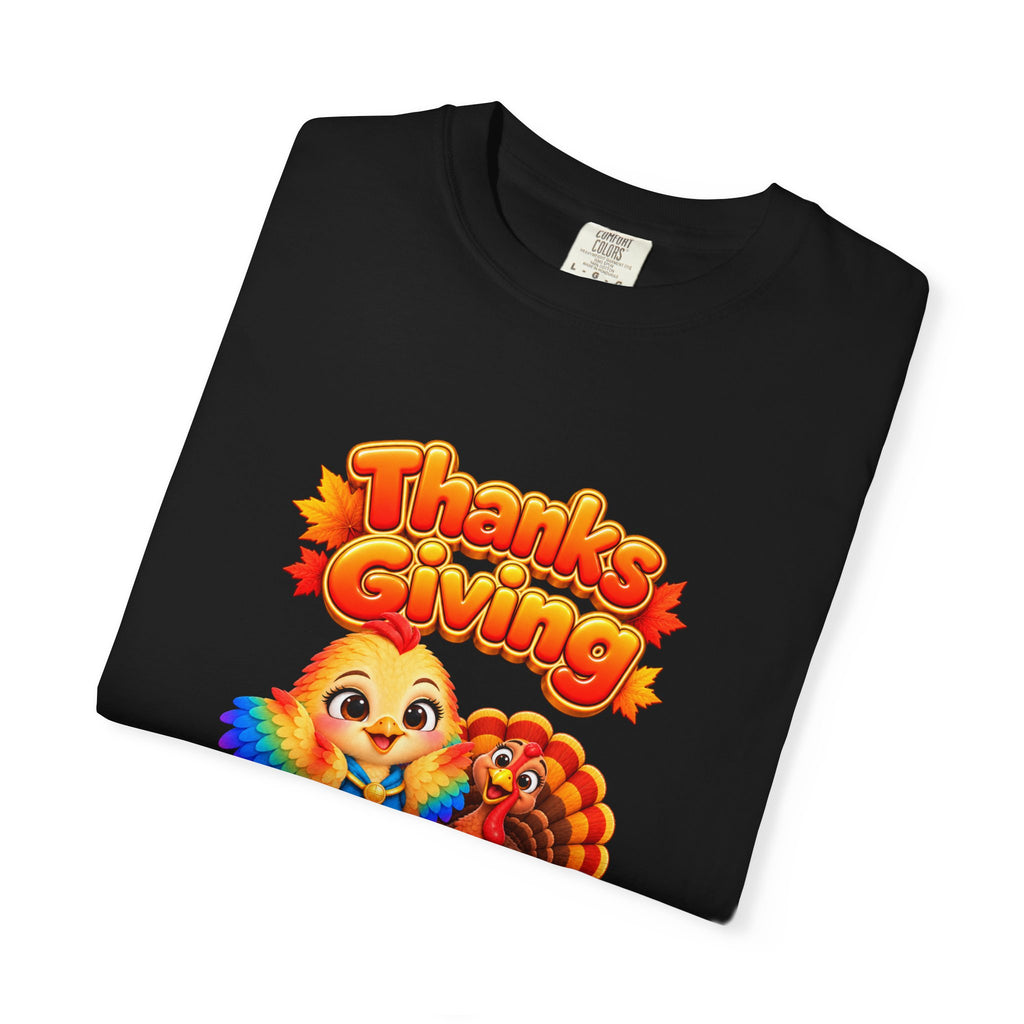 Pollito de Colores Thanksgiving Unisex T-Shirt | El Universo de Kahho
