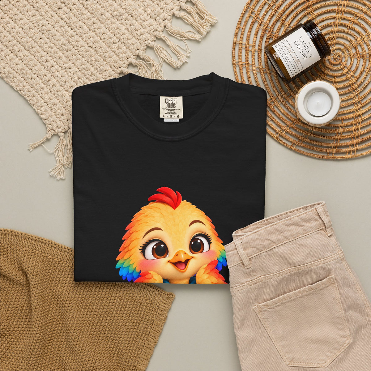Pollito de Colores Unisex T-Shirt | El Universo de Kahho