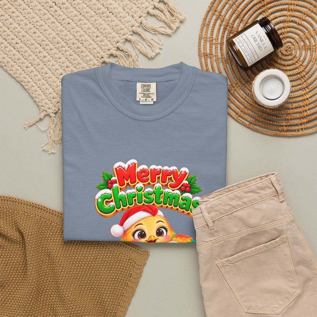 Pollito de Colores Merry Christmas Unisex T-Shirt | El Universo de Kahho