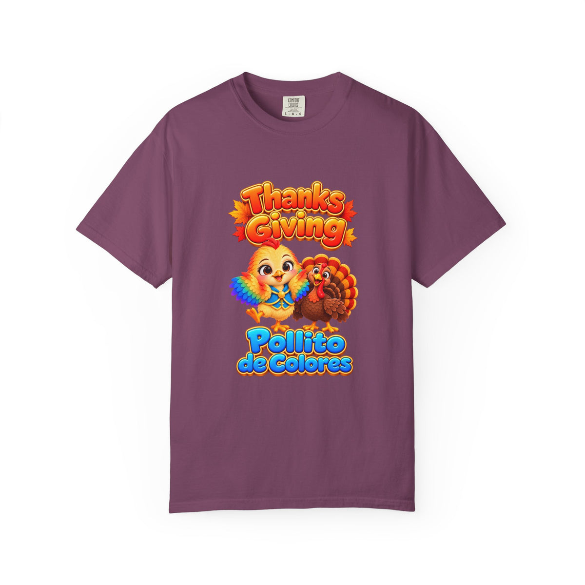 Pollito de Colores Thanksgiving Unisex T-Shirt | El Universo de Kahho