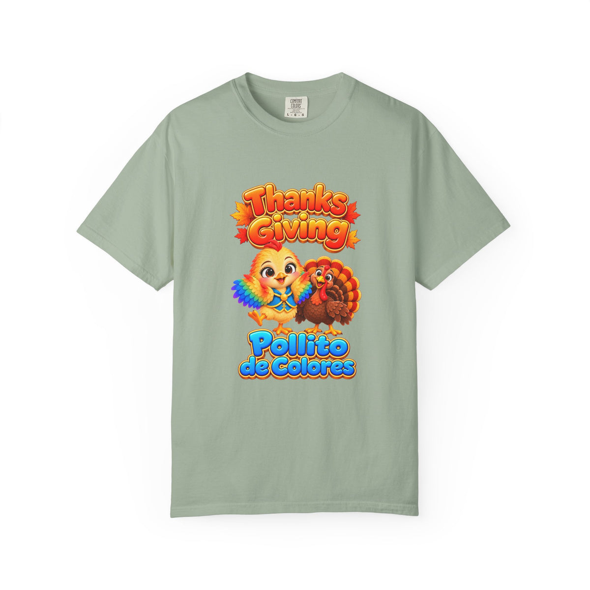 Pollito de Colores Thanksgiving Unisex T-Shirt | El Universo de Kahho