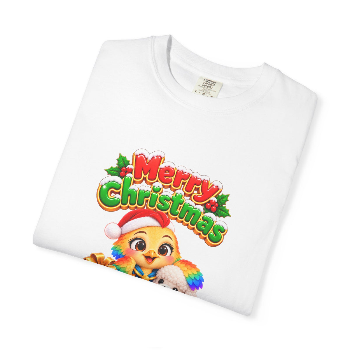 Pollito de Colores Merry Christmas Unisex T-Shirt | El Universo de Kahho
