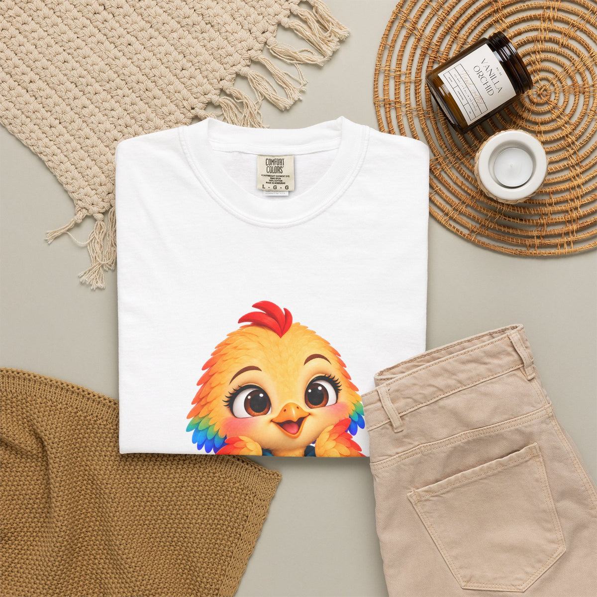 Pollito de Colores Unisex T-Shirt | El Universo de Kahho