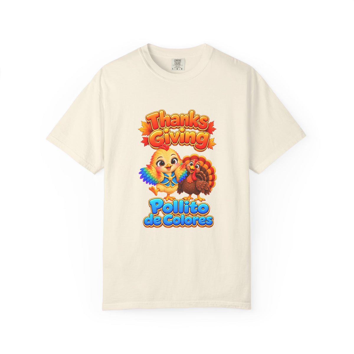 Pollito de Colores Thanksgiving Unisex T-Shirt | El Universo de Kahho