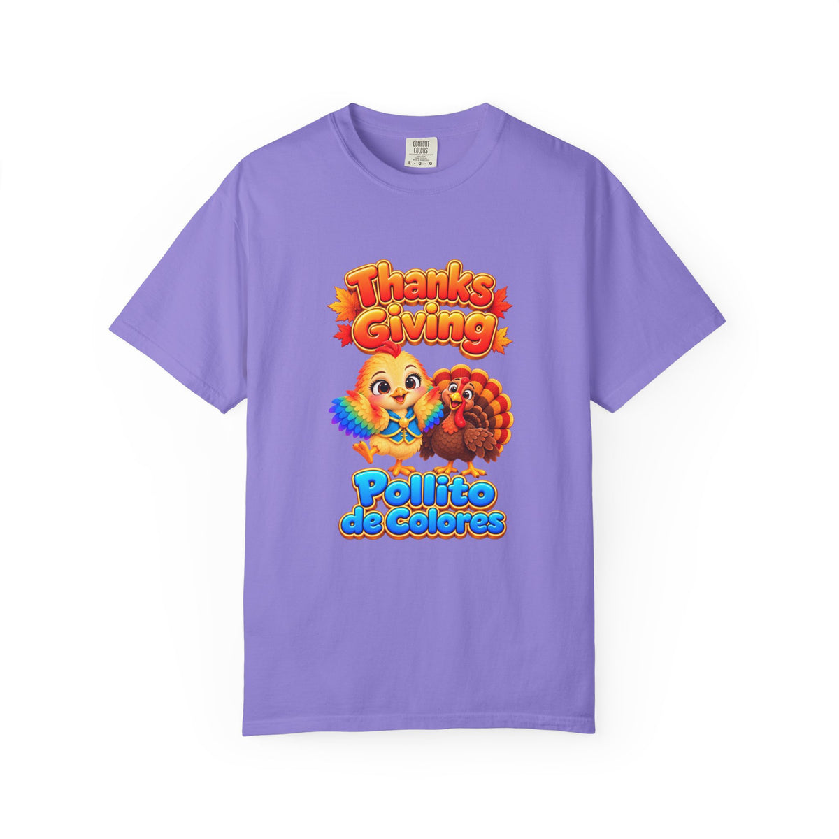 Pollito de Colores Thanksgiving Unisex T-Shirt | El Universo de Kahho